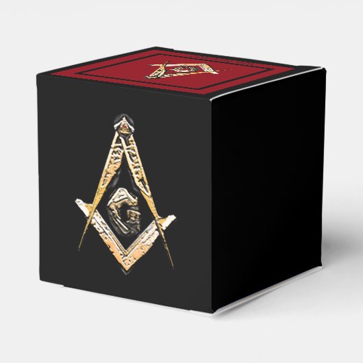 Masonic Minds (gelblich) Geschenkschachtel (Rückseite)