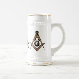 Masonic Minds (Golden) Bierglas