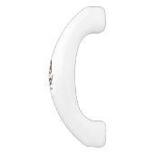 Masonic Minds (Golden) Keramik Schrankknauf (Seitenansicht)