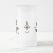 Masonic Minds (Golden) Mattglas Bierglas (Mittel)