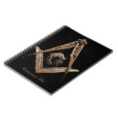Masonic Minds (Golden) Notizblock (Linke Seite)