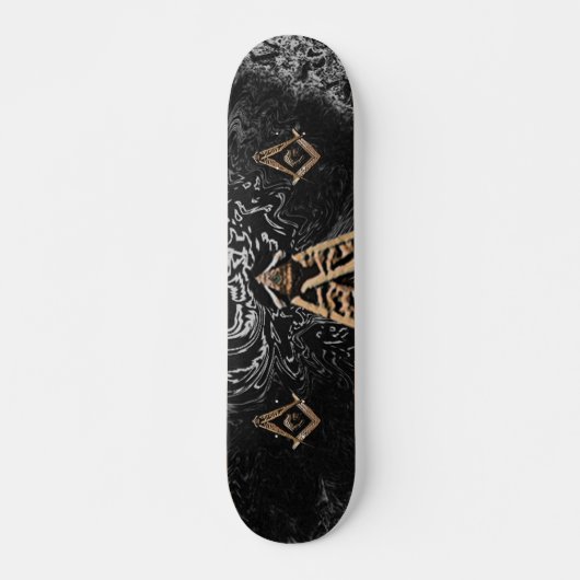 Masonic Minds (Golden) Skateboard (Vorne)