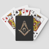 Masonic Minds (Golden) Spielkarten (Rückseite)