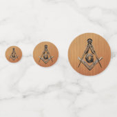 Masonic Minds (Golden Wooded) Konfetti (Rückseiten)