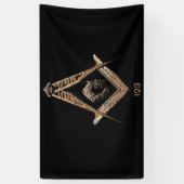 Masonic Minds (GoldenBrownish) Banner (Vertikal)