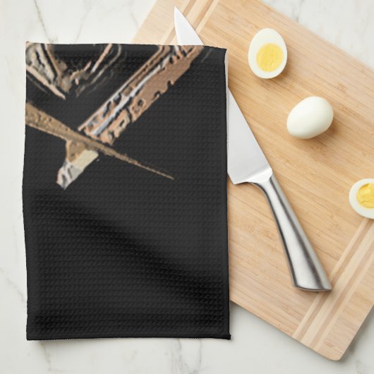 Masonic Minds (GoldenBrownish) Geschirrtuch (Viertel Falte)