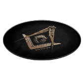 Masonic Minds (GoldenBrownish) Schneidebrett (Ecke)