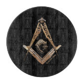 Masonic Minds (GoldenBrownish) Schneidebrett (Vorderseite)