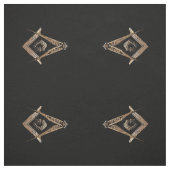 Masonic Minds (GoldenBrownish) Stoff (Muster)