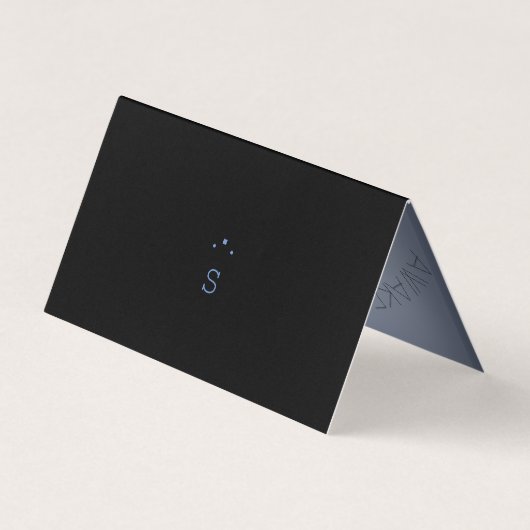 Masonic Minds (Hellblau) Visitenkarten (Rückseite)