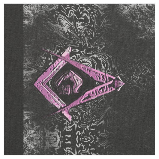 Masonic Minds (PinkSwish) Stoff (Nahaufnahme)