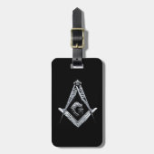 Masonic Minds (Silvery) Gepäckanhänger (Vorderseite vertikal)