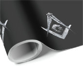 Masonic Minds (Silvery) Geschenkpapier (Rolleneckpunkt)