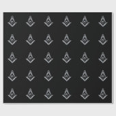 Masonic Minds (Silvery) Geschenkpapier (Flach)