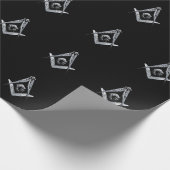 Masonic Minds (Silvery) Geschenkpapier (Ecke)