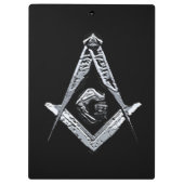 Masonic Minds (Silvery) Klemmbrett (Rückseite)