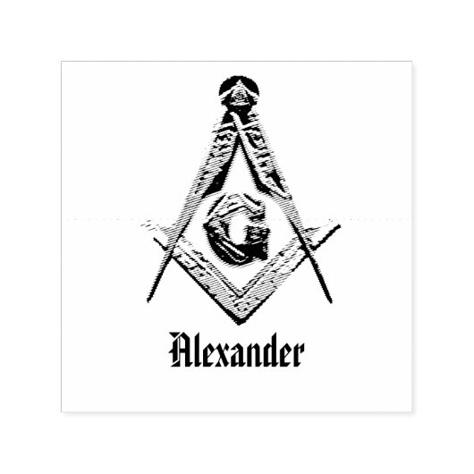 Masonic Minds (Silvery) Permastempel (Design)