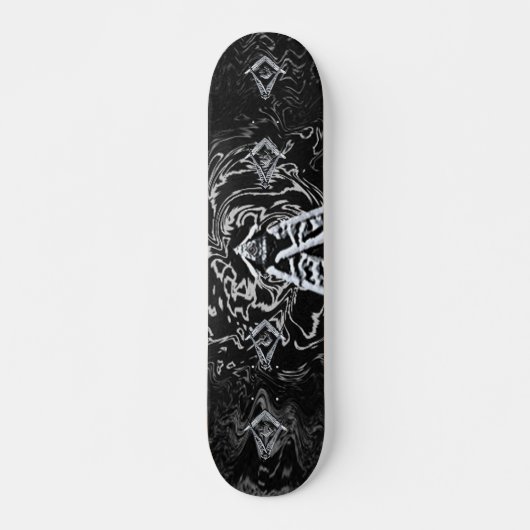 Masonic Minds (Silvery) Skateboard (Vorne)
