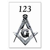 Masonic Minds (Silvery) Tischnummer (Vorderseite)