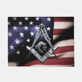 Masonic Minds (Silvery) USA Fußmatte (Vorderseite)