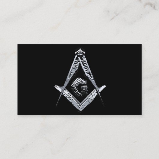 Masonic Minds (Silvery) Visitenkarte (Vorderseite)