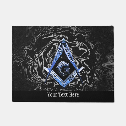Masonic Minds (SwishBlue) Fußmatte (Vorderseite)
