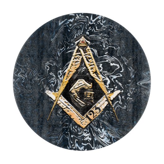 Masonic Minds (YellowishSwirlz) Schneidebrett (Vorderseite)