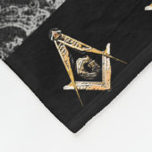 Masonic Minds (YellowSwish) Fleecedecke (Ecke)