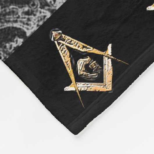 Masonic Minds (YellowSwish) Fleecedecke (Ecke)