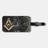 Masonic Minds (YellowSwish) Gepäckanhänger (Rückseite horizontal)