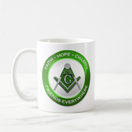 Masonic Mug Green Kaffeetasse