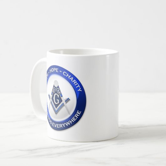 Masonic Mug Kaffeetasse (Vorderseite Links)
