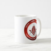Masonic Mug - Red Kaffeetasse (VorderseiteRechts)