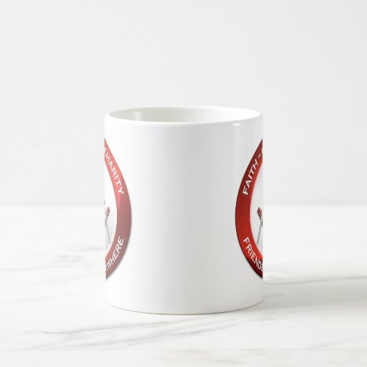 Masonic Mug - Red Kaffeetasse (Mittel)
