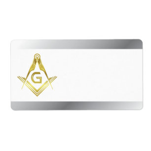 Masonic Name-Aufkleber und Etiketten