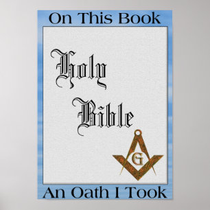 Masonic Oath Poster