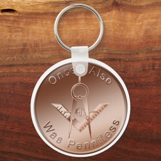 Masonic Penny Schlüsselanhänger (Vorderseite)