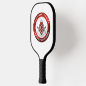 Masonic Pickleball Paddle Red (Links)