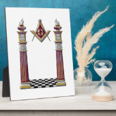 Masonic Pillars Fotoplatte (Seite)