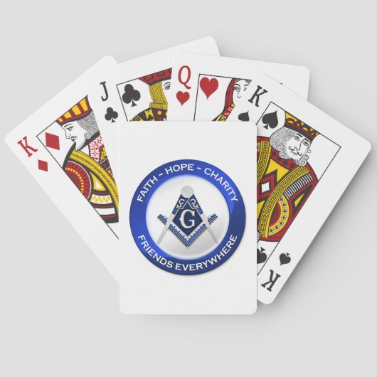 Masonic Playing Cards Spielkarten (Rückseite)