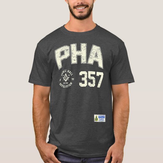 Masonic Prince Hall PHA 357 Sports Jersey Style T-Shirt (Vorderseite)