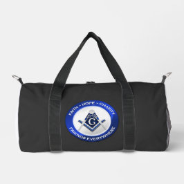 Masonic Print Gym Bag Duffle Bag