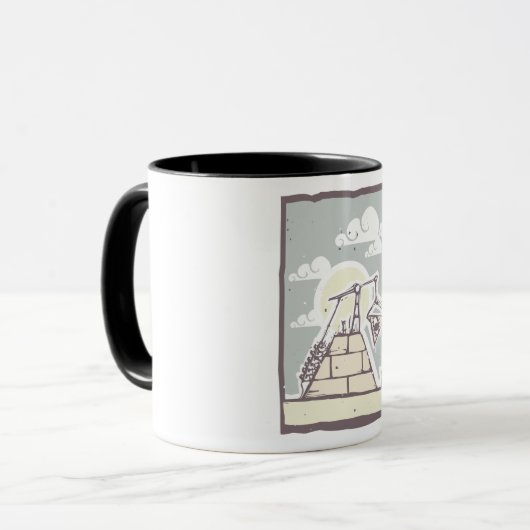 Masonic Pyramid-Tasse Tasse (Vorderseite Links)