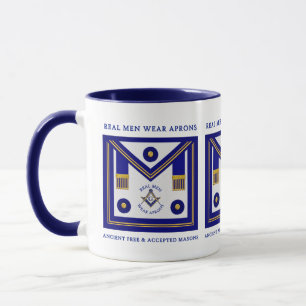 Masonic Real Men tragen Schürze MM Tasse