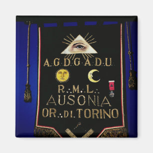 Masonic Regalia, vom Orden von Turin Magnet