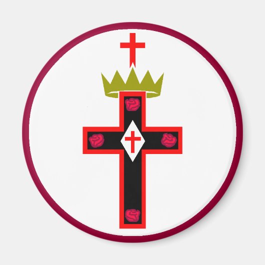 Masonic Rosicrucian Society Magnet (Vorne)