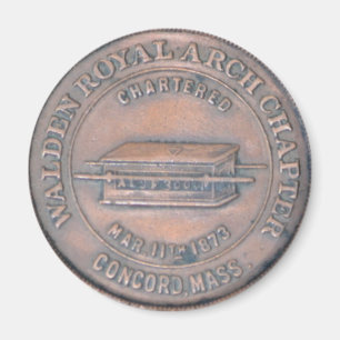 Masonic Royal Arch Penny Magnet