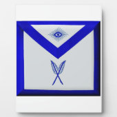 Masonic Secretary Apron Fotoplatte (Vorderseite)