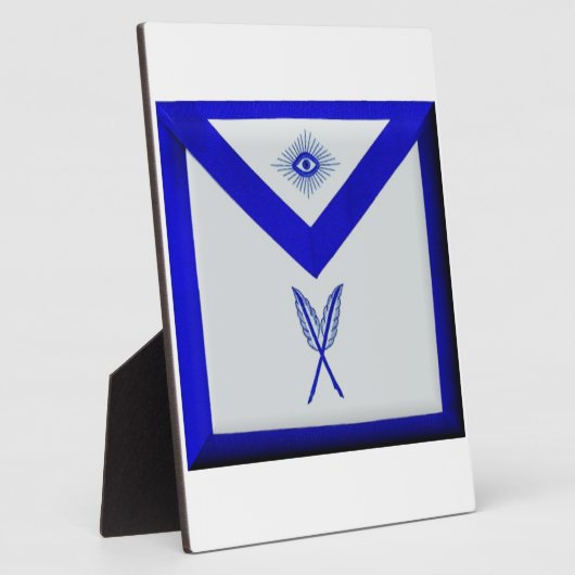 Masonic Secretary Apron Fotoplatte (Seite)