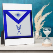 Masonic Secretary Apron Fotoplatte (Seite)